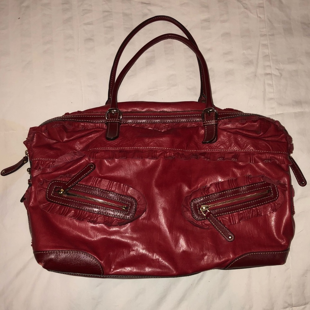 RED VINTAGE GUCCI PURSE